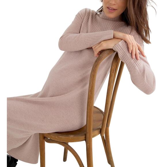 Hatch 'The Peyton' Beige Merino Wool Sweater Dress Size 1 - Picture 1 of 5